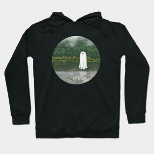 Haunted ghost lake circle Hoodie